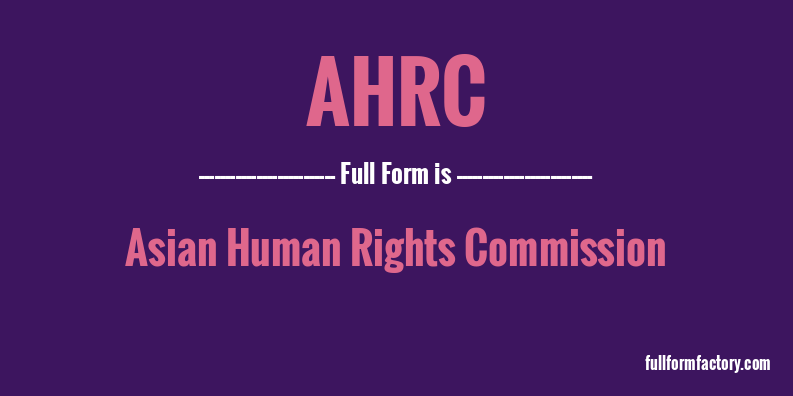 ahrc-full-form
