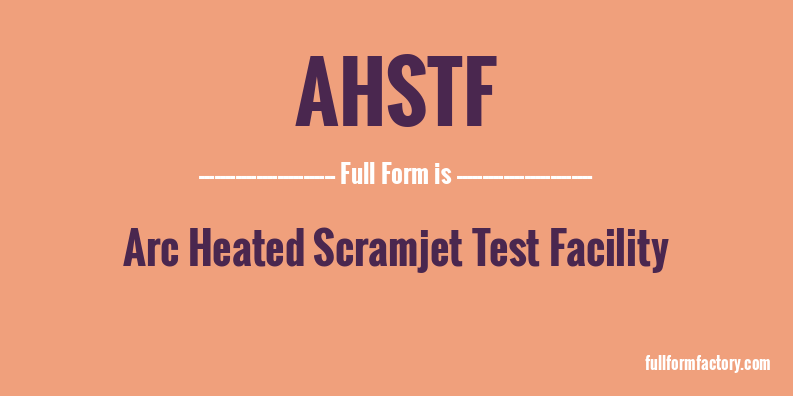 ahstf-full-form