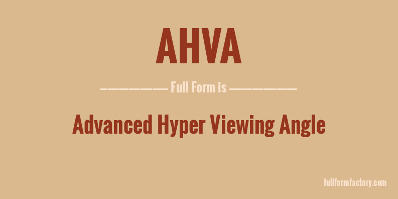 ahva-full-form