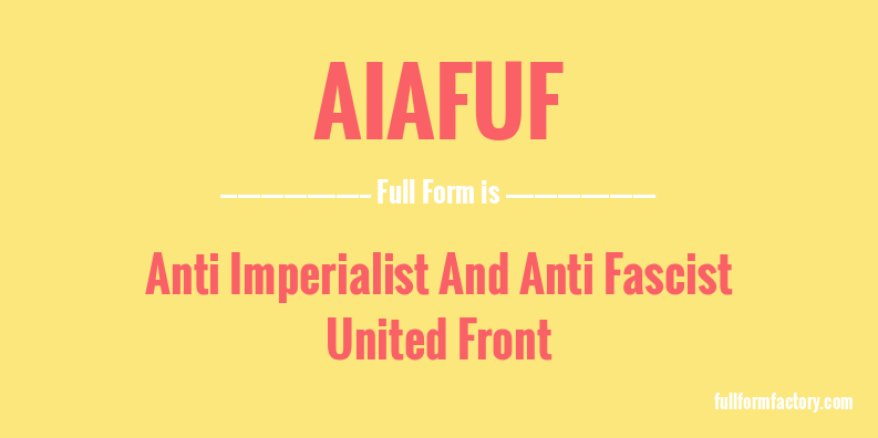 aiafuf-full-form