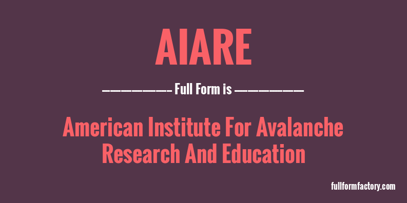aiare-full-form