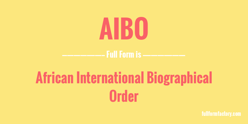 aibo-full-form