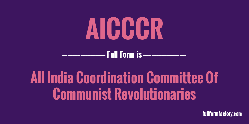 aicccr-full-form