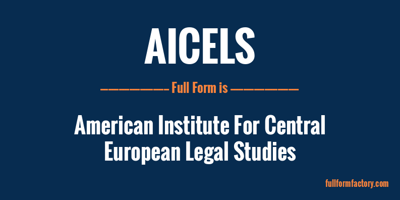 aicels-full-form