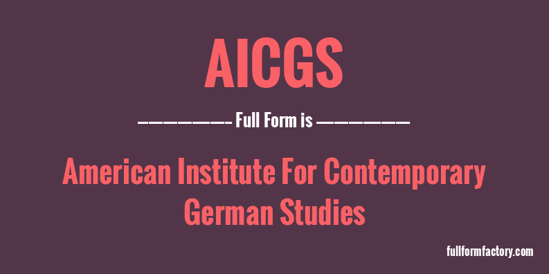 aicgs-full-form