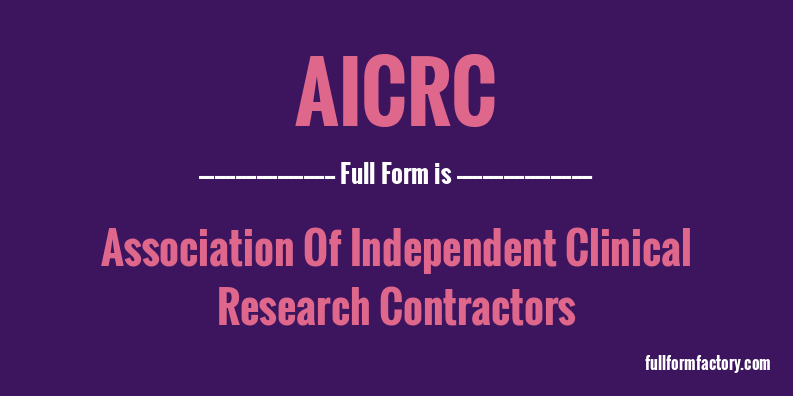 aicrc-full-form