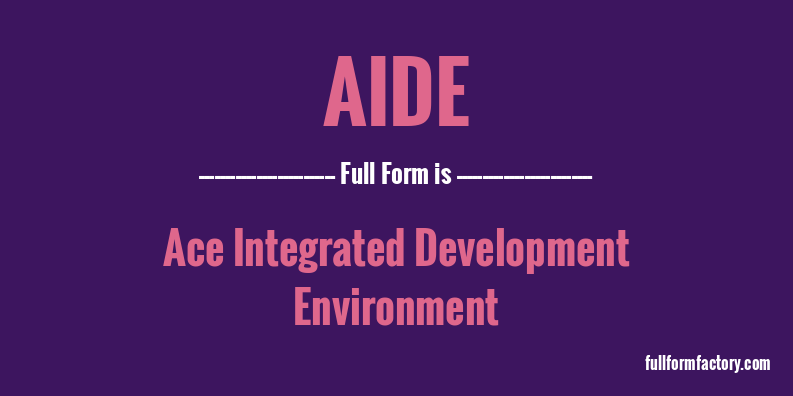 aide-full-form