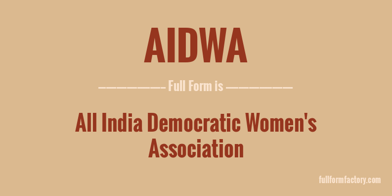 aidwa-full-form