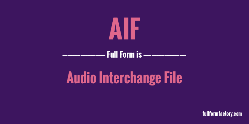 aif-full-form