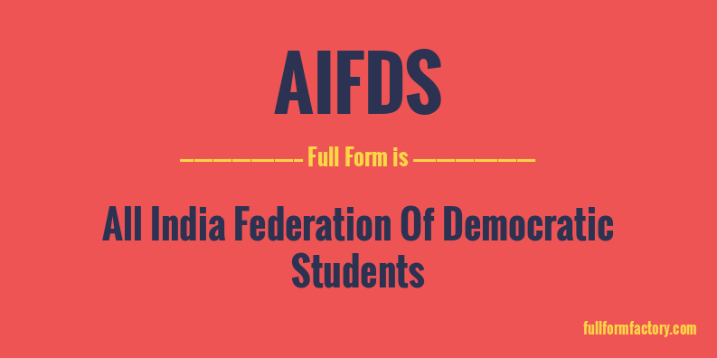 aifds-full-form