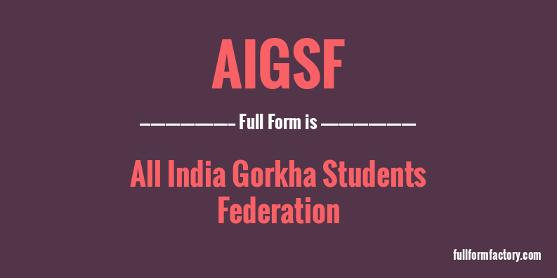 aigsf-full-form