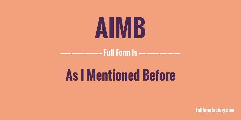 aimb-full-form