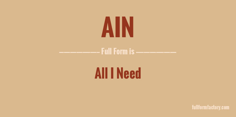 ain-full-form