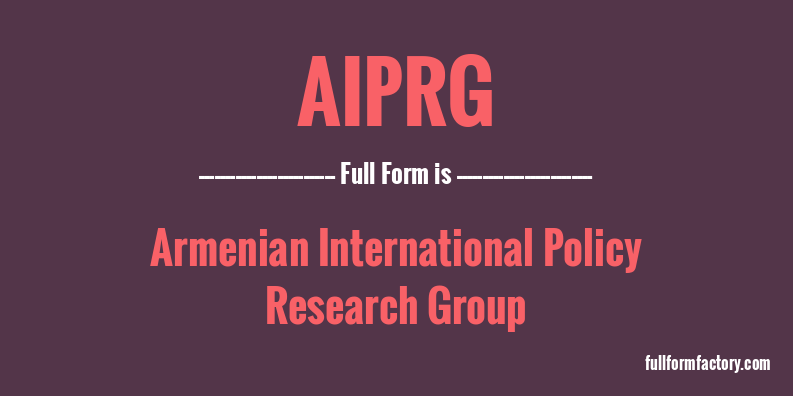 aiprg-full-form