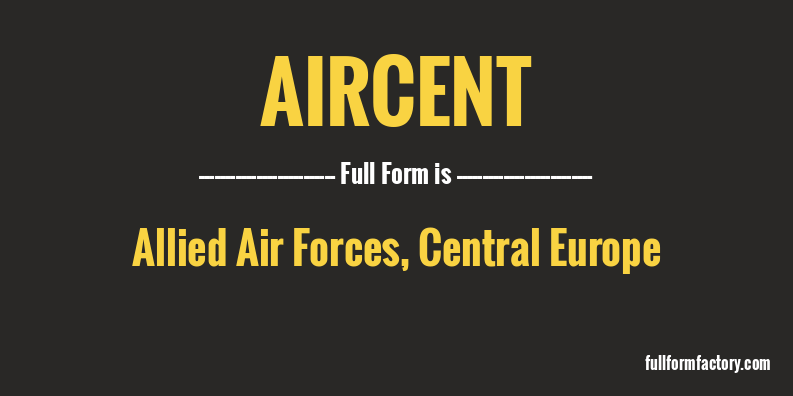 aircent-full-form