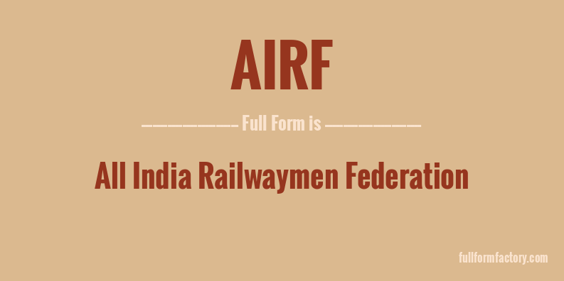 airf-full-form