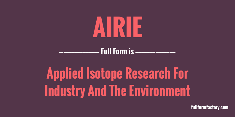 airie-full-form