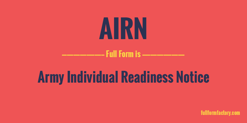 airn-full-form