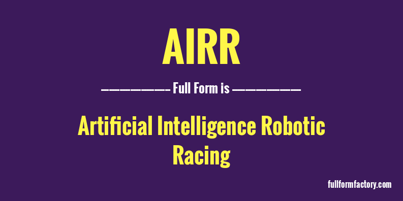 airr-full-form
