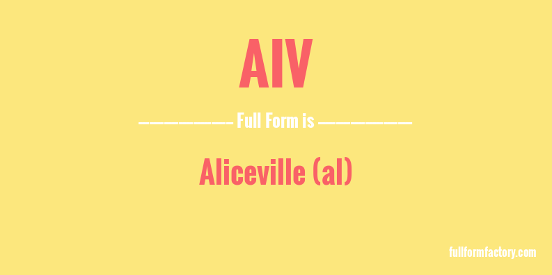 aiv-full-form