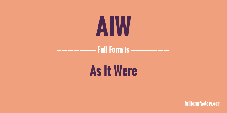 aiw-full-form