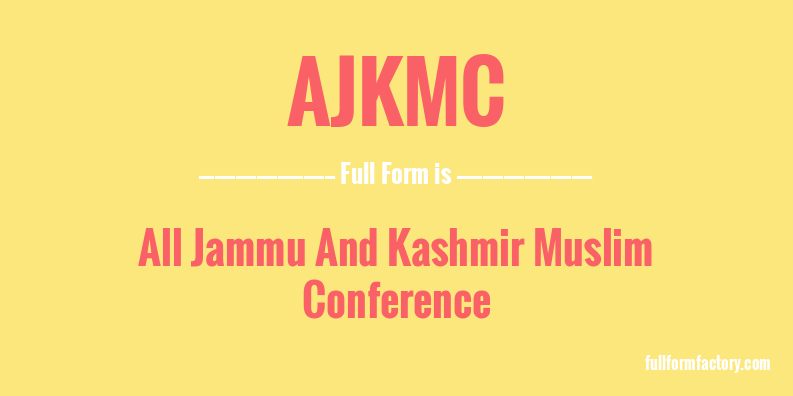 ajkmc-full-form