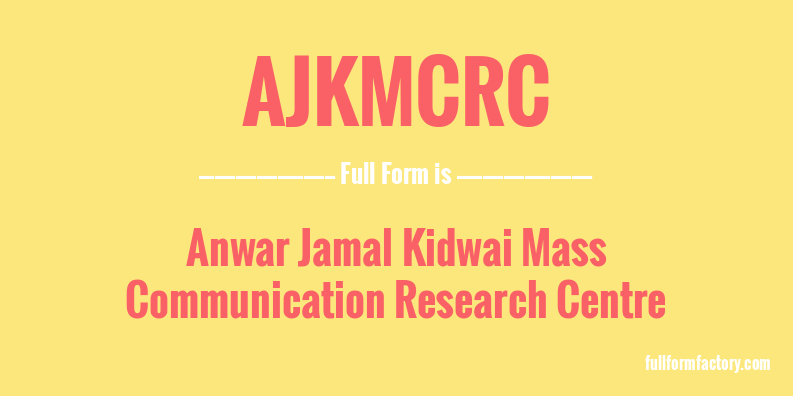 ajkmcrc-full-form