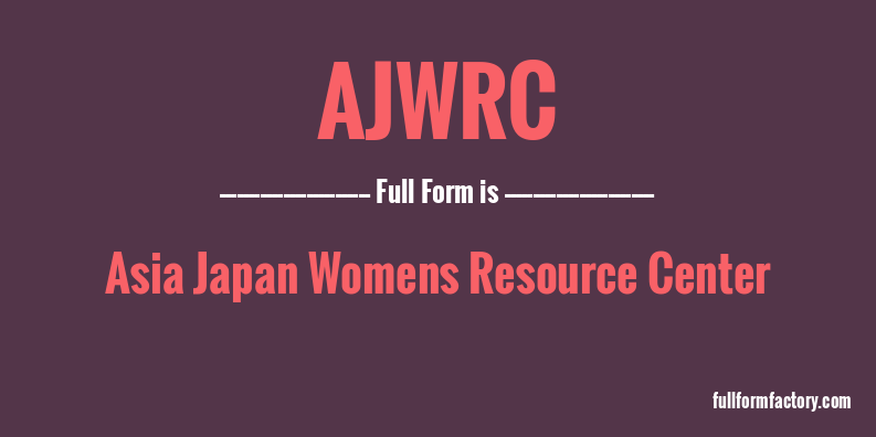 ajwrc-full-form