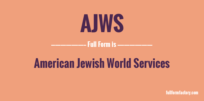 ajws-full-form