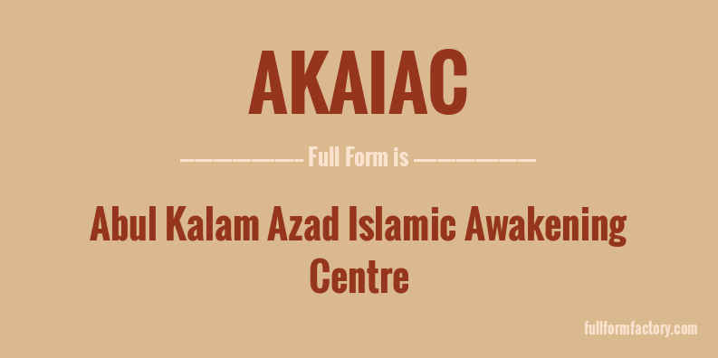 akaiac-full-form