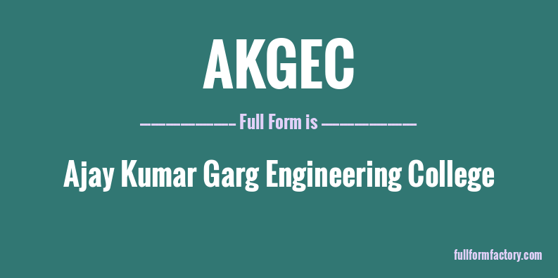 akgec-full-form
