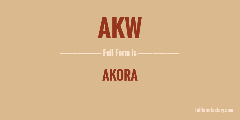 akw-full-form