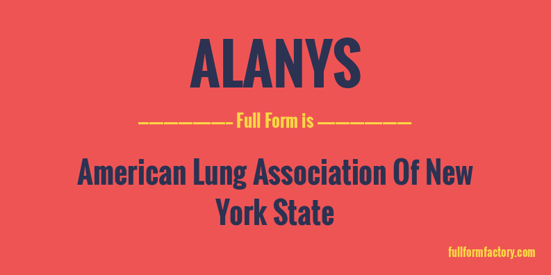 alanys-full-form