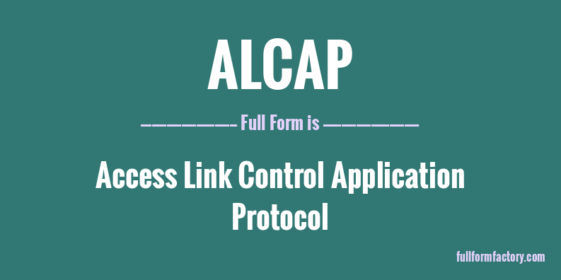 alcap-full-form