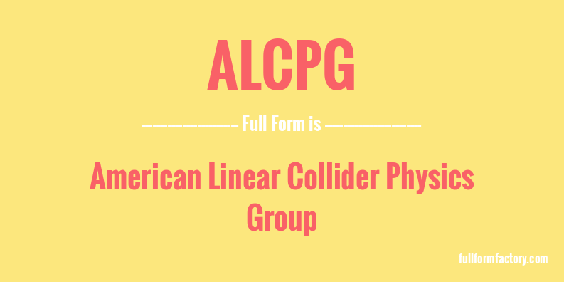 alcpg-full-form