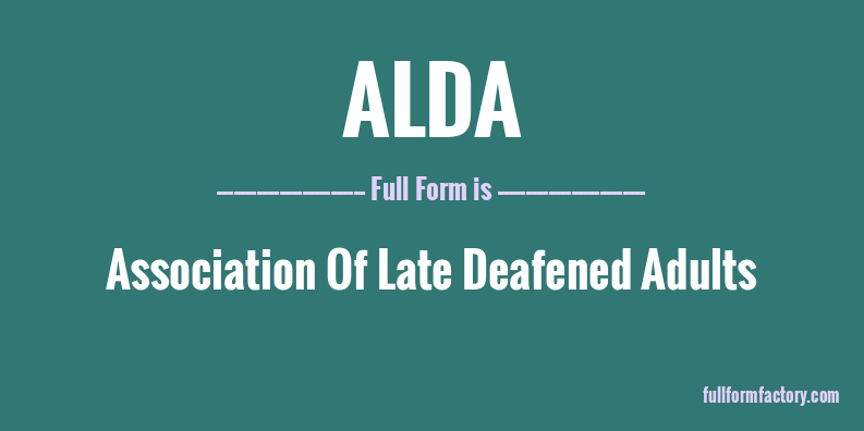 alda-full-form