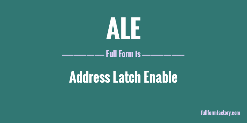 ale-full-form