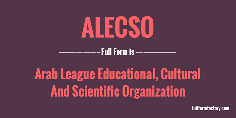 alecso-full-form