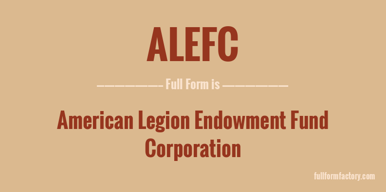 alefc-full-form