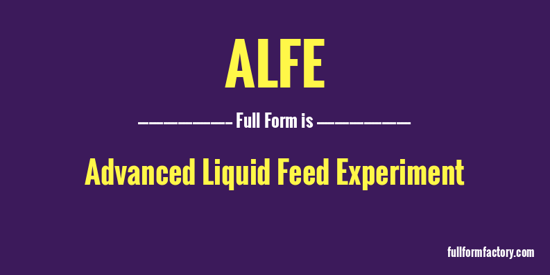 alfe-full-form