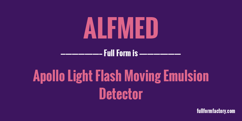 alfmed-full-form