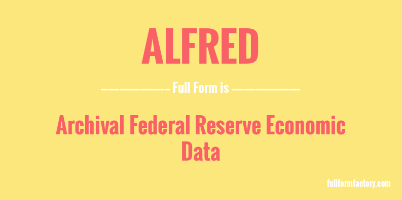 alfred-full-form