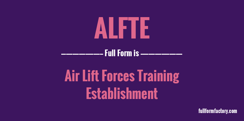 alfte-full-form