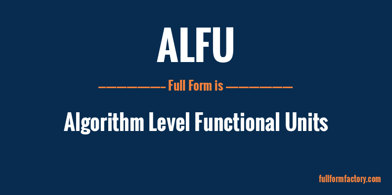 alfu-full-form