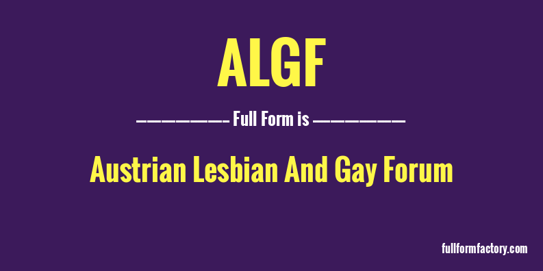algf-full-form