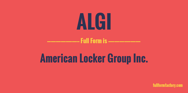 algi-full-form