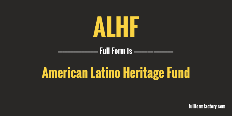 alhf-full-form