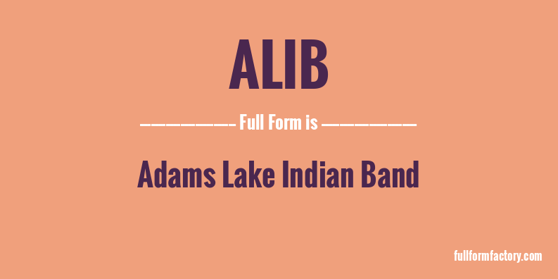 alib-full-form