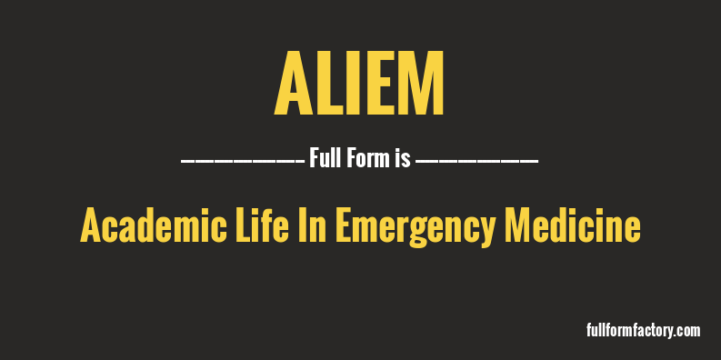 aliem-full-form