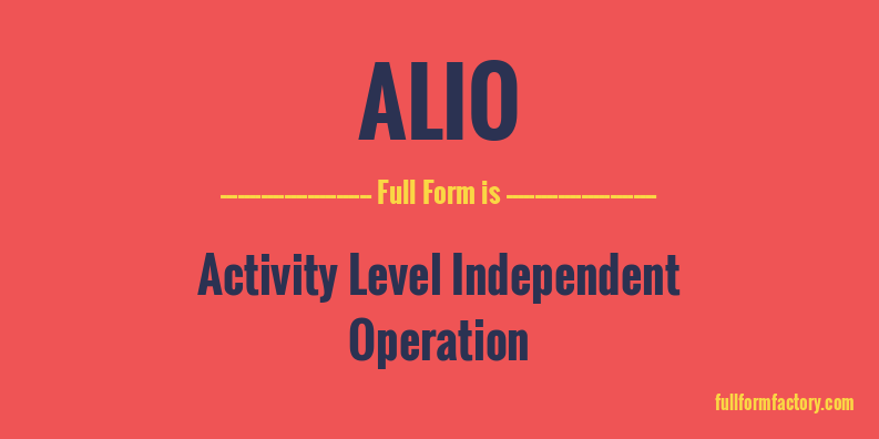 alio-full-form